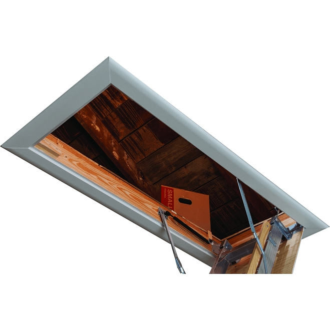 Louisville AA2210 Aluminum Attic Ladder  Louisville AA2210 Aluminum Attic Ladder